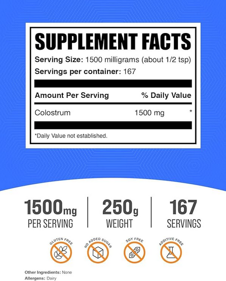 COLOSTRUM BULK SUPPLEMENTS