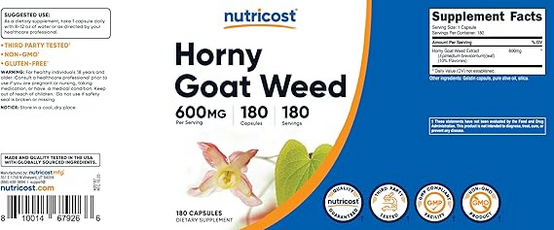 HORNY GOAT WEED NUTRICOST